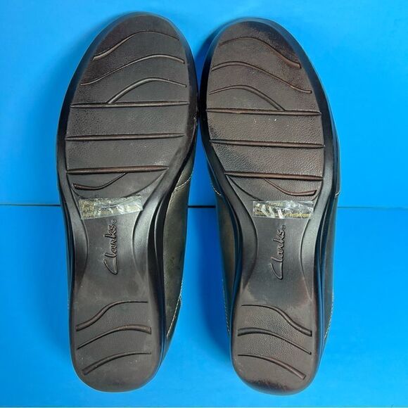 Clarks Bendables Womens Heidi Mocha Flats in Grey 9.5M - Picture 7 of 11